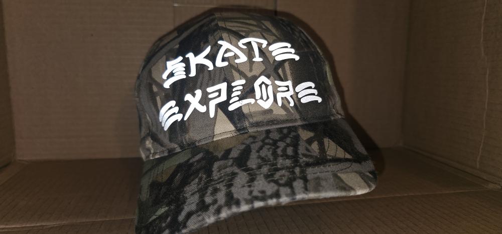 Skate & Explore - camo baseball cap