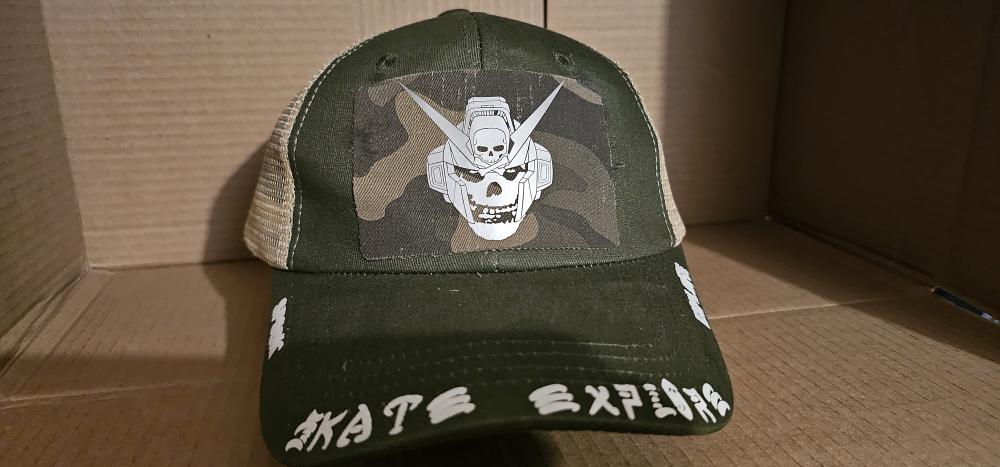 Skate/Spook Explore + Gundam baseball cap